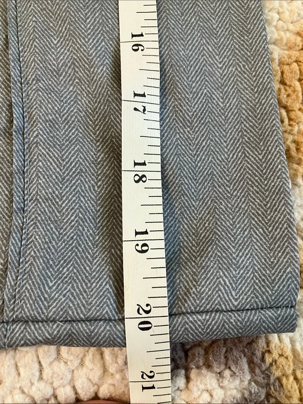 Charisma Brushed Microfiber 2 Standard Pillowcases, grey herringbone print gray